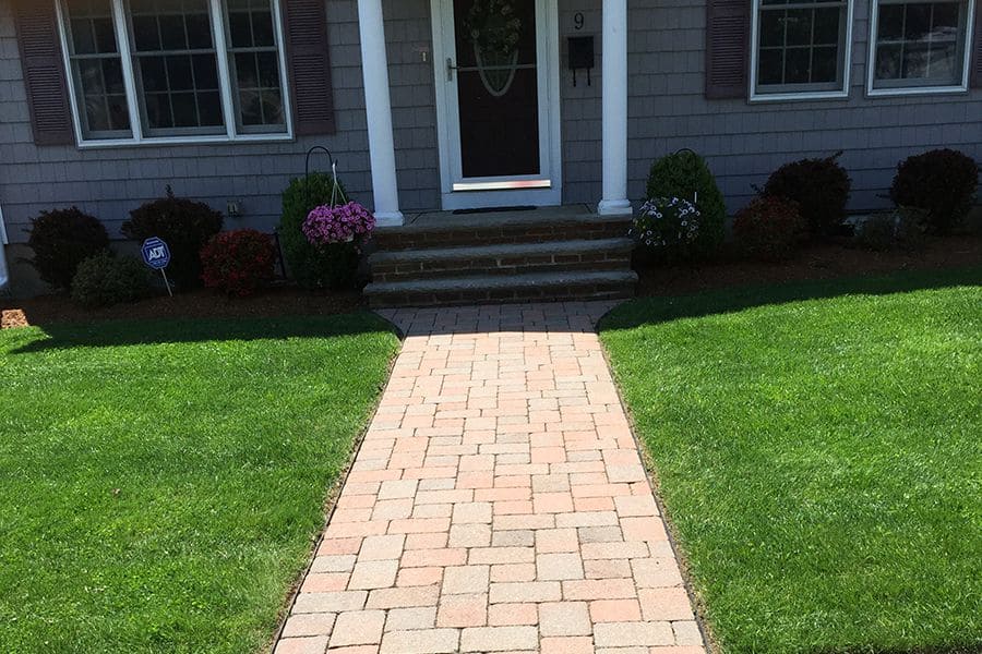 Walkway Installation by Lentine Landscaping